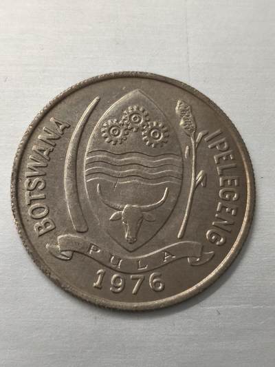 Krab外币市集Vol.12 博兹瓦纳1976年10特贝-FAO