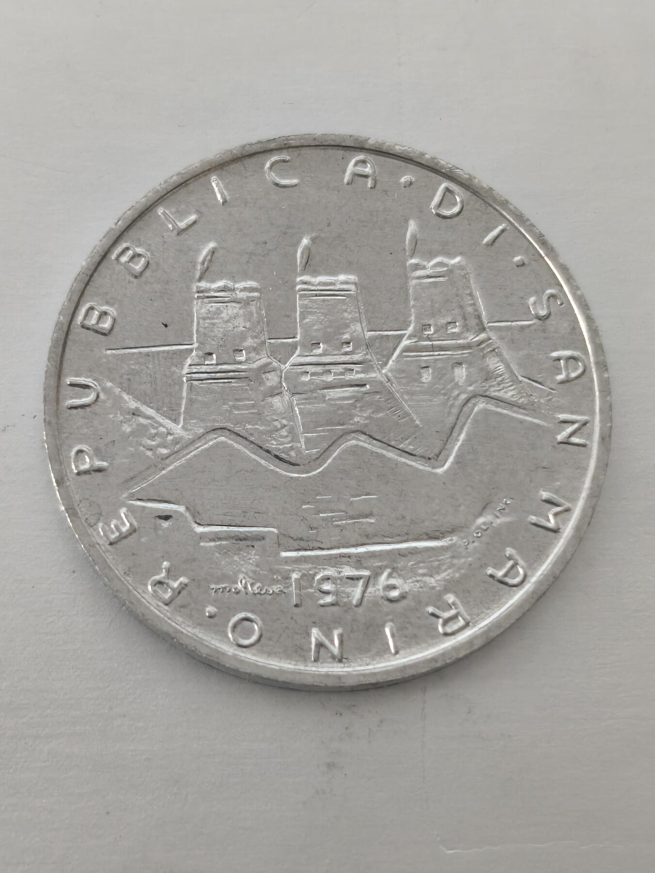 Krab外币市集Vol.12 圣马力诺1976年5里拉FAO纪念币