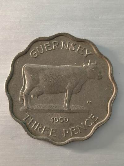 Krab外币市集Vol.12 根西岛1959年3便士