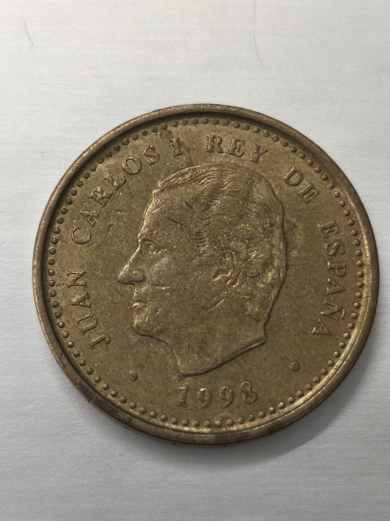 Krab外币市集Vol.12 西班牙199年100比塞塔-纪念币