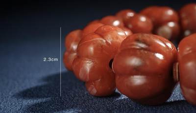 精品天然南红专场｜支持全国鉴定 天然甘南原矿南红瓜棱珠串