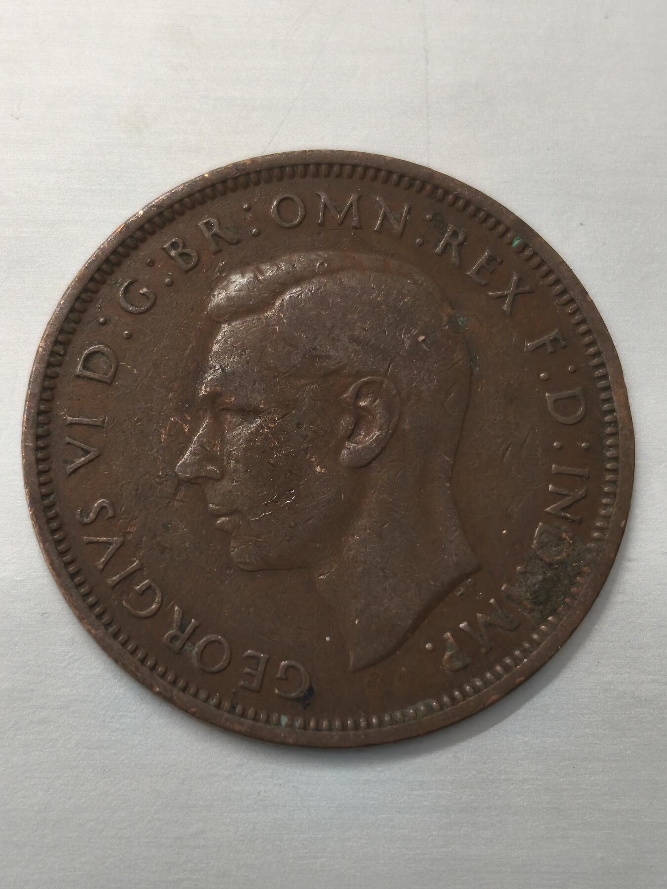 Krab外币市集Vol.12 英国1941年1/2便士