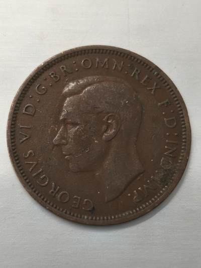 Krab外币市集Vol.12 英国1941年1/2便士