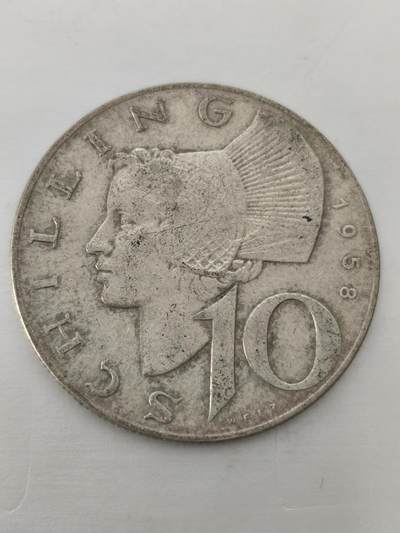 Krab外币市集Vol.12 奥地利1958年10先令