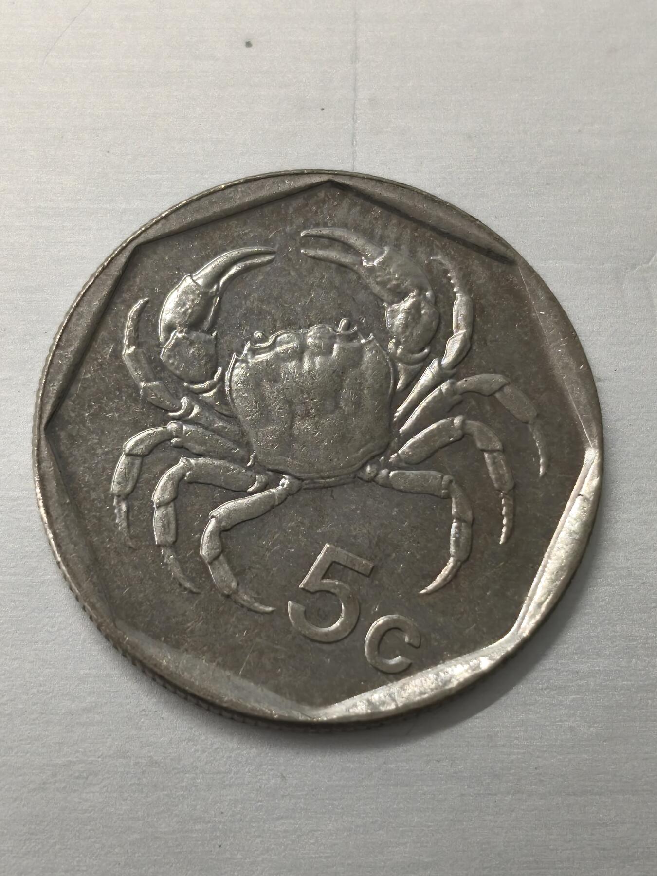 Krab外币市集Vol.12 马耳他2001年5分