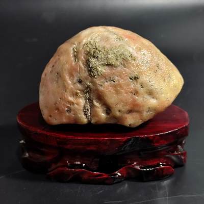 【首场科普放漏价】古生物化石/奇石/玉石原石专场！陆小鱼的钱币仓，限时拍卖第001场 - 干净大块雪花纹珊瑚化石 玉化程度非常好  生物结构明显 4.5亿年前奥陶纪时期海洋古生物化石标本1012g