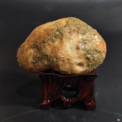 【首场科普放漏价】古生物化石/奇石/玉石原石专场！陆小鱼的钱币仓，限时拍卖第001场 - 十分温润的雪花纹珊瑚化石 玉化程度非常高 造型也不错 4.5亿年前奥陶纪时期海洋古生物化石标本491g