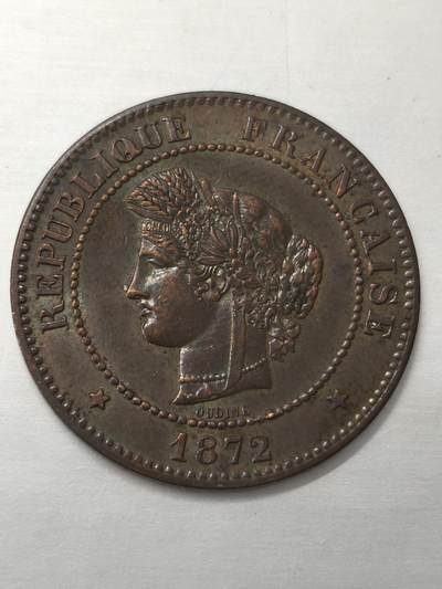 Krab外币市集Vol.12 法国1872年5分