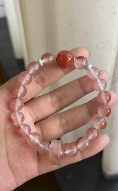 精品天然南红专场｜支持全国鉴定 天然南红冰飘鸿运当头手串