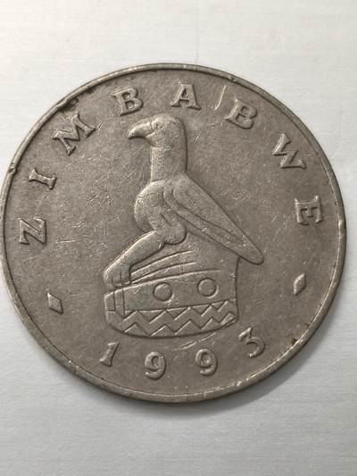 Krab外币市集Vol.12 津巴布韦1993年50分