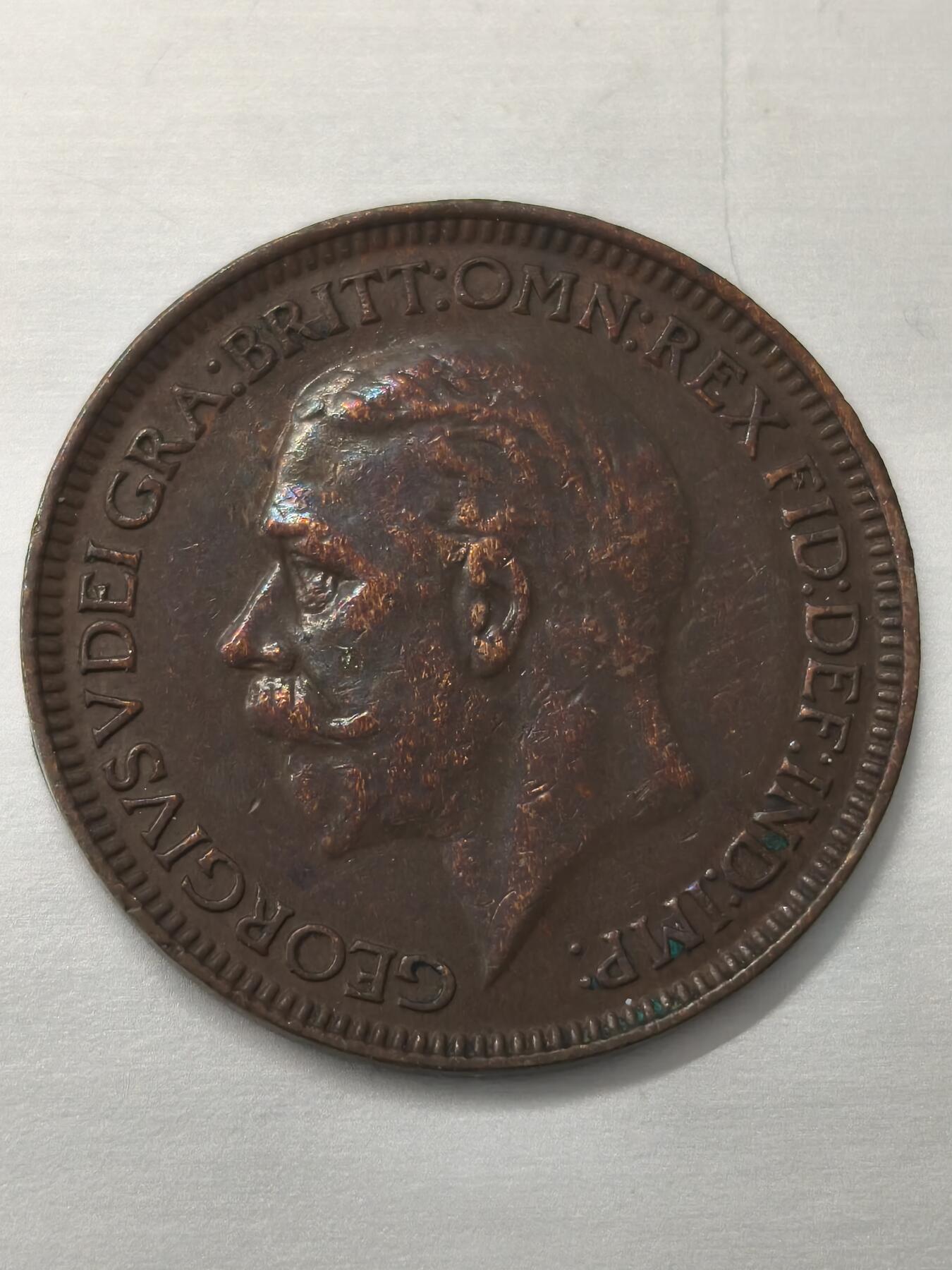 Krab外币市集Vol.12 英国1933年1法新