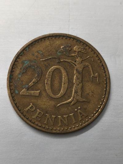 Krab外币市集Vol.12 芬兰1963年20芬妮