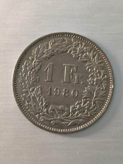 Krab外币市集Vol.12 瑞士1980年1法郎