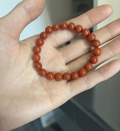 南红玛瑙专场｜支持全国鉴定 - 天然南红火焰纹手串｜直径8mm