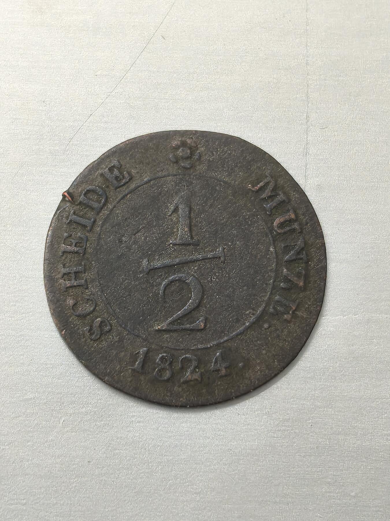 Krab外币市集Vol.12 德国符腾堡1/2克洛泽