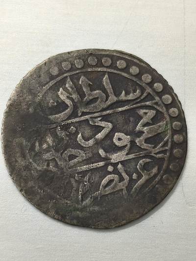 Krab外币市集Vol.12 阿尔及利亚阿卜杜勒·哈米德一世 (1774-1789)银币 1/4 Budju