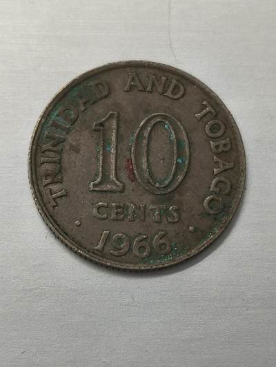 Krab外币市集Vol.12 特立尼达和多巴哥1966年10分