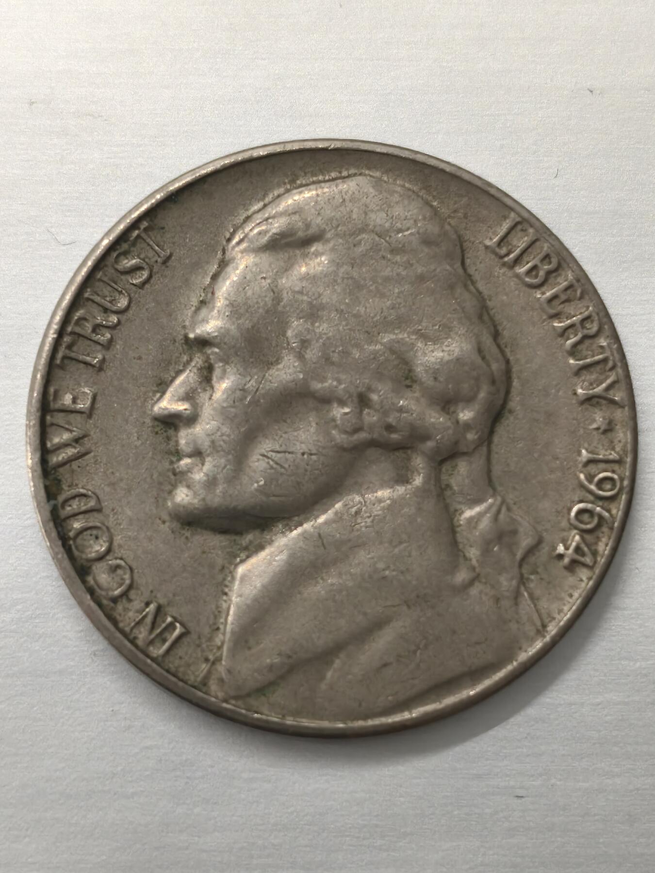 Krab外币市集Vol.12 美国1964年5美分