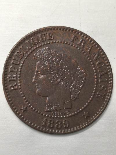 Krab外币市集Vol.12 法国1889年2分