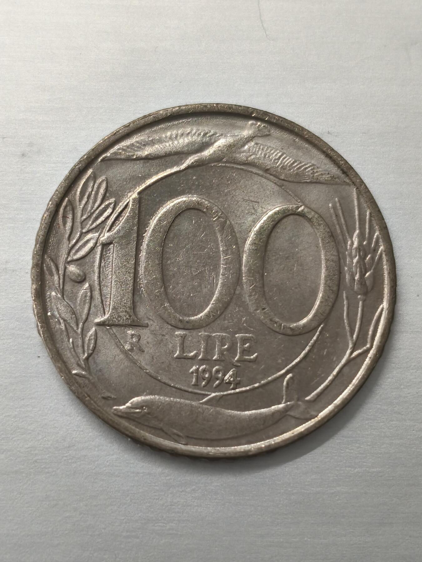 Krab外币市集Vol.12 意大利1994年100里拉