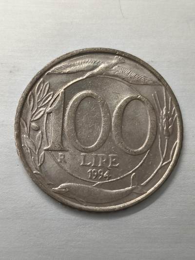 Krab外币市集Vol.12 意大利1994年100里拉