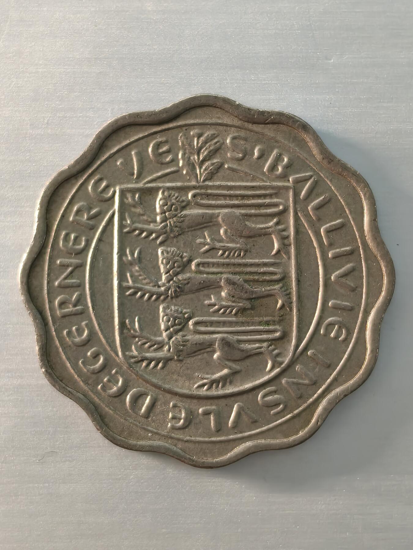 Krab外币市集Vol.12 根西岛1959年3便士