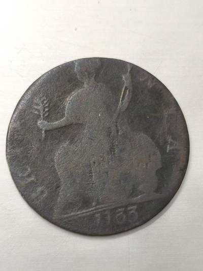 Krab外币市集Vol.12 英国1733年1/2便士或者1/4便士-偏打