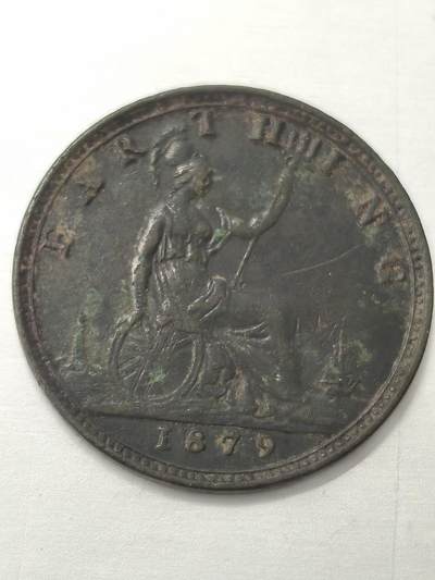 Krab外币市集Vol.12 英国维多利亚1879年1法新