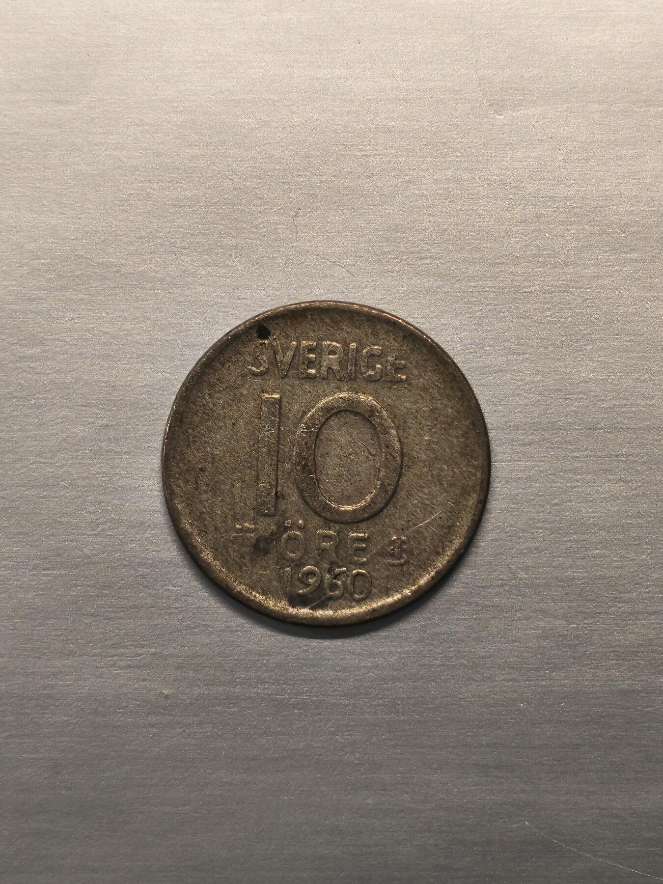 Krab外币市集Vol.12 挪威196年10欧尔银币