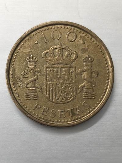 Krab外币市集Vol.12 西班牙199年100比塞塔-纪念币