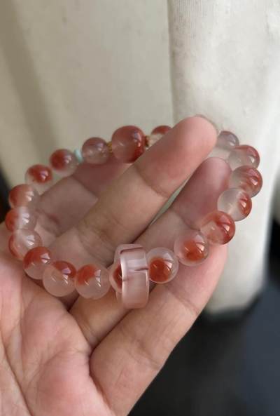 精品天然南红专场｜支持全国鉴定 天然南红冰飘鸿运当头手串