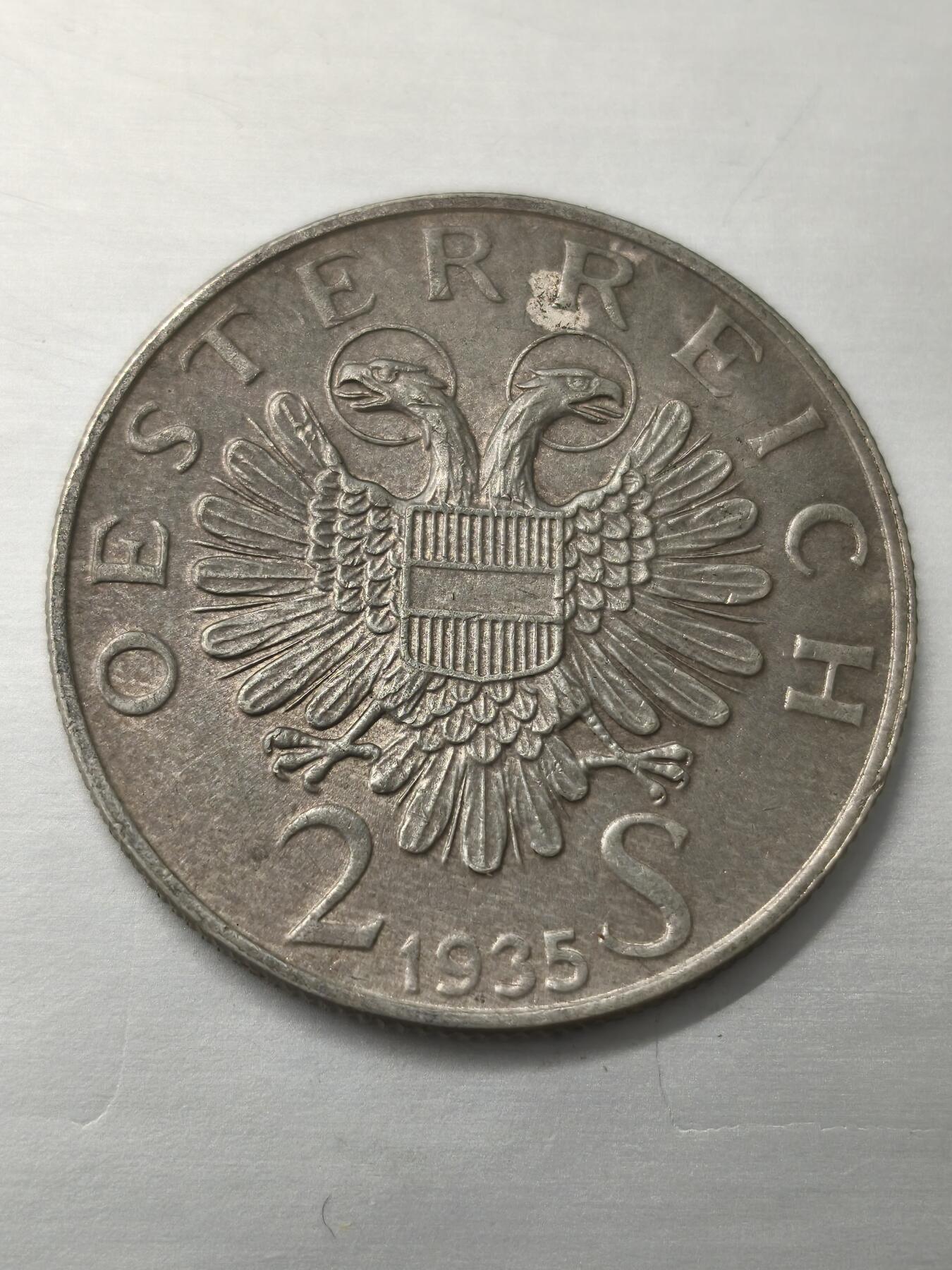 Krab外币市集Vol.12 奥地利1935年2先令银币