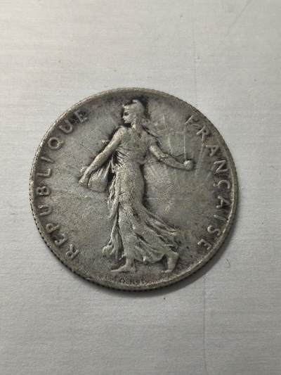 Krab外币市集Vol.12 法国1917年50分银币