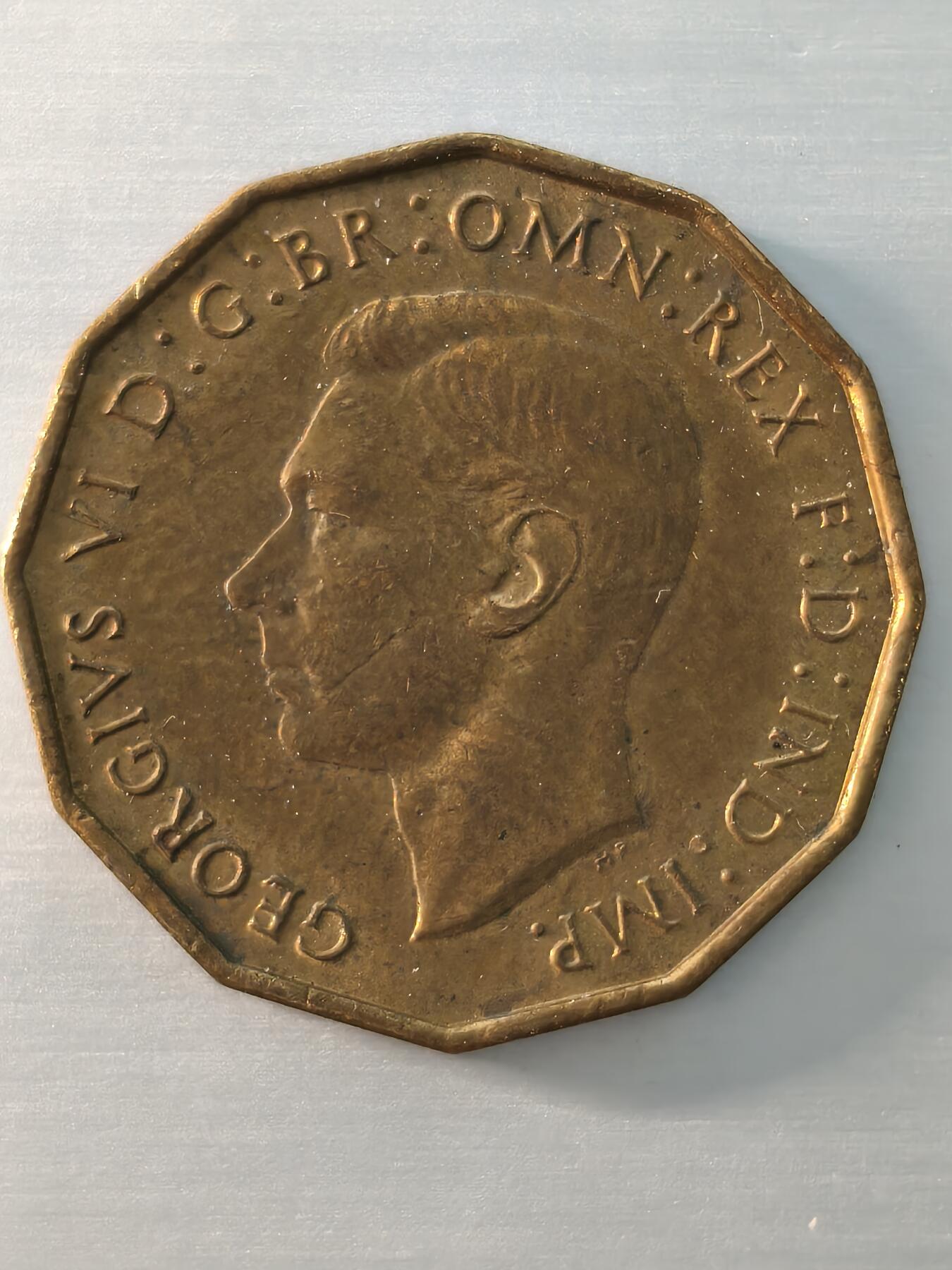 Krab外币市集Vol.12 英国1937年3便士-keydate