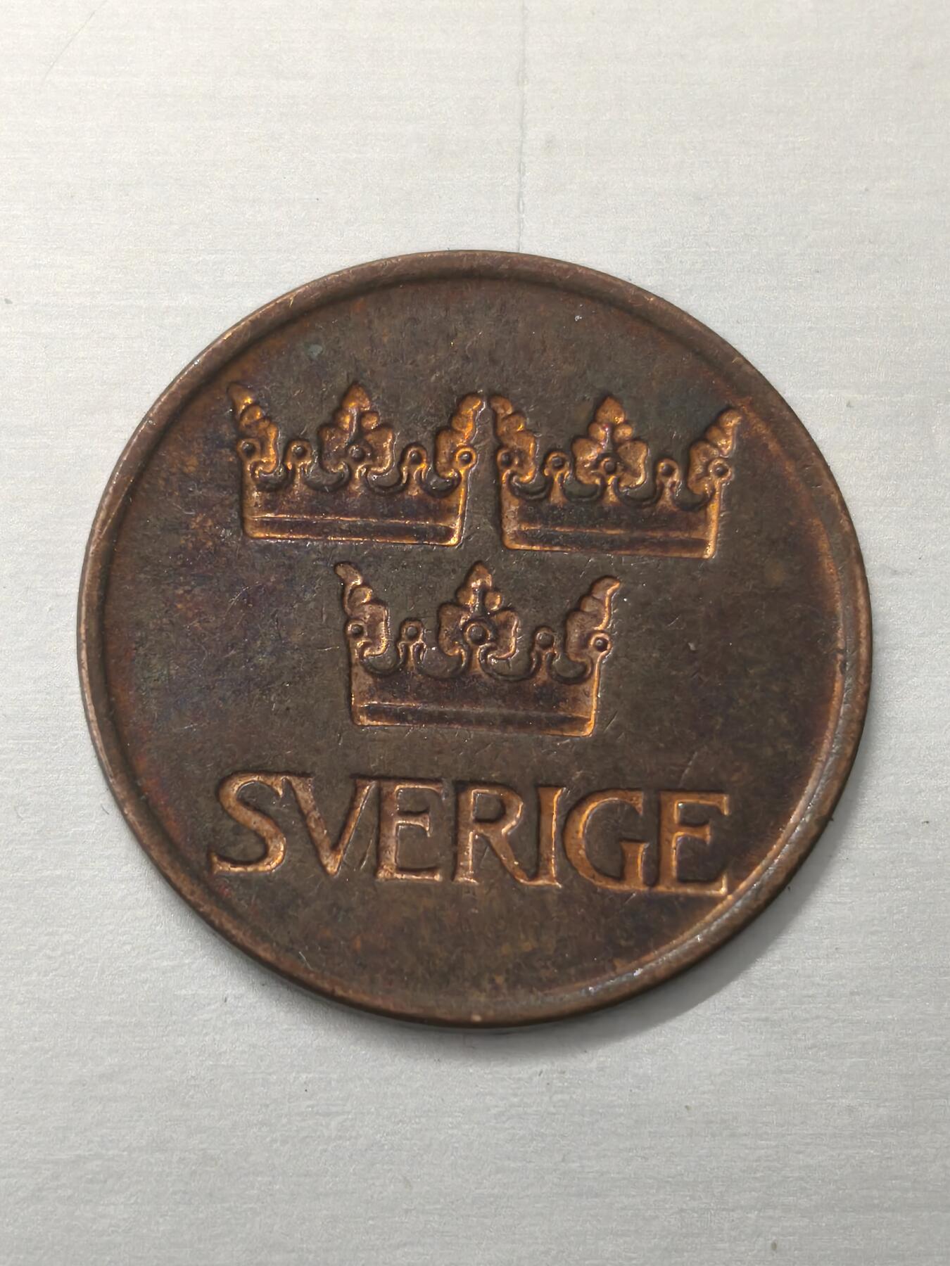 Krab外币市集Vol.12 瑞典1973年5欧尔