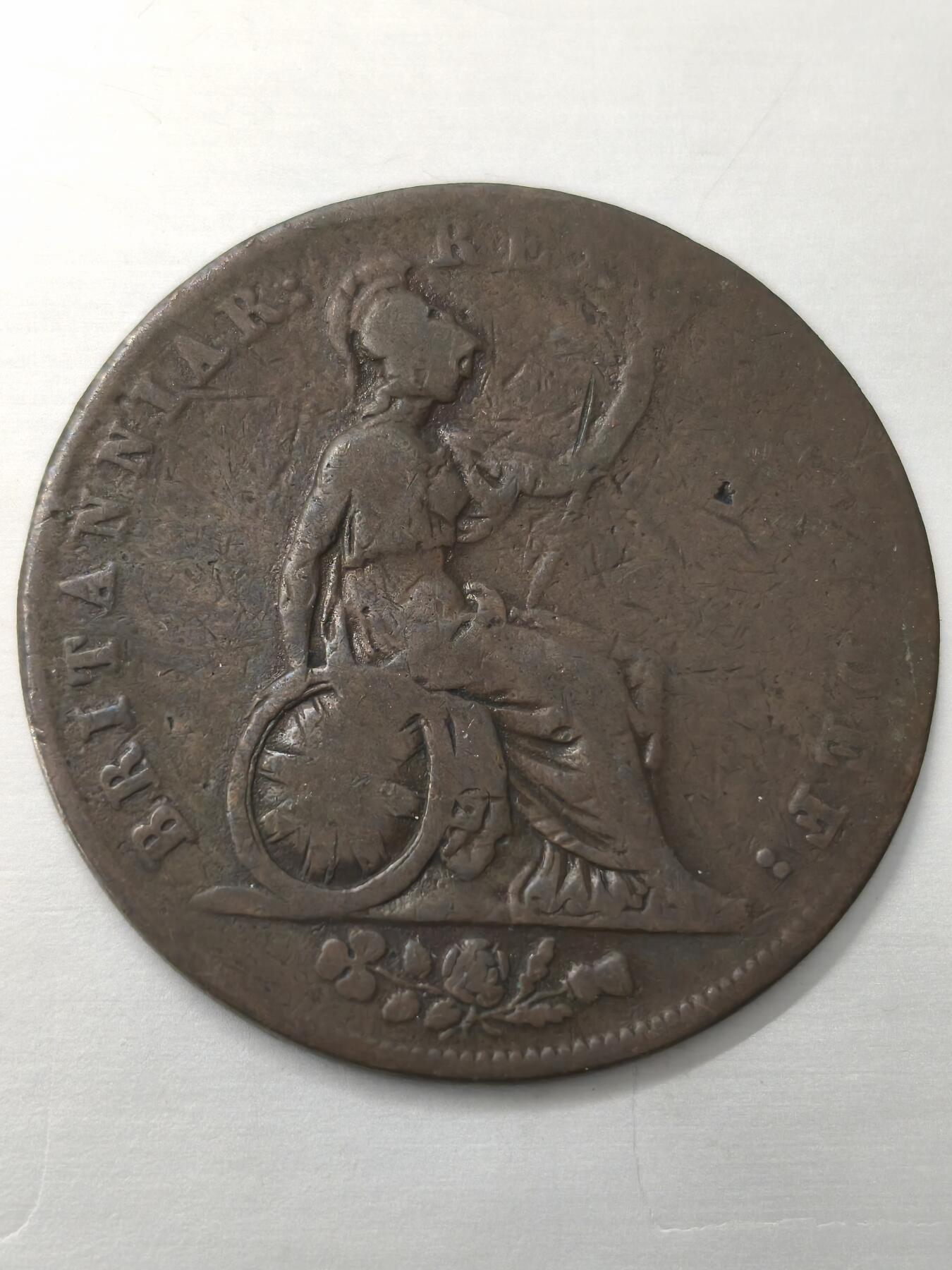 Krab外币市集Vol.12 英国乔治四世1827年1/2便士