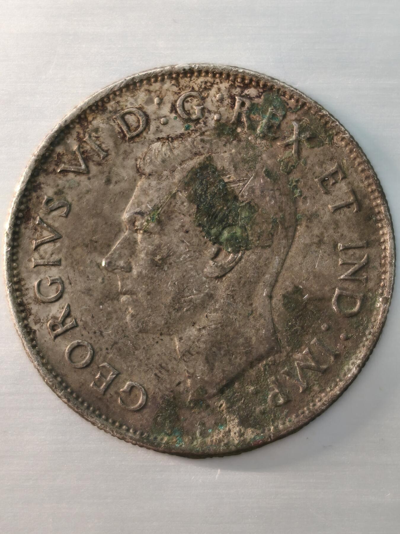 Krab外币市集Vol.12 加拿大1942年50分银币