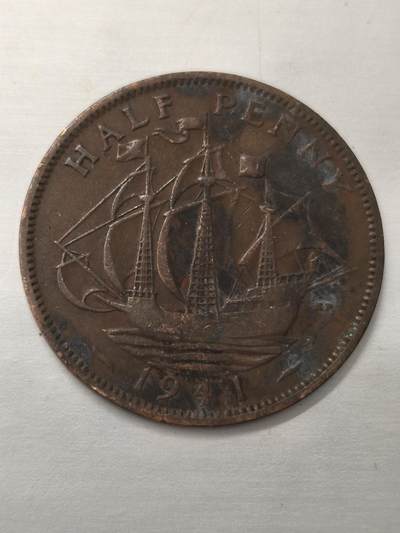 Krab外币市集Vol.12 英国1941年1/2便士