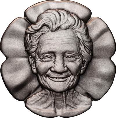 CSIS-GREAT评级精品钱币拍卖第三百零二期 新加坡母亲四叶草仿古异形银章 CSIS初打满分 