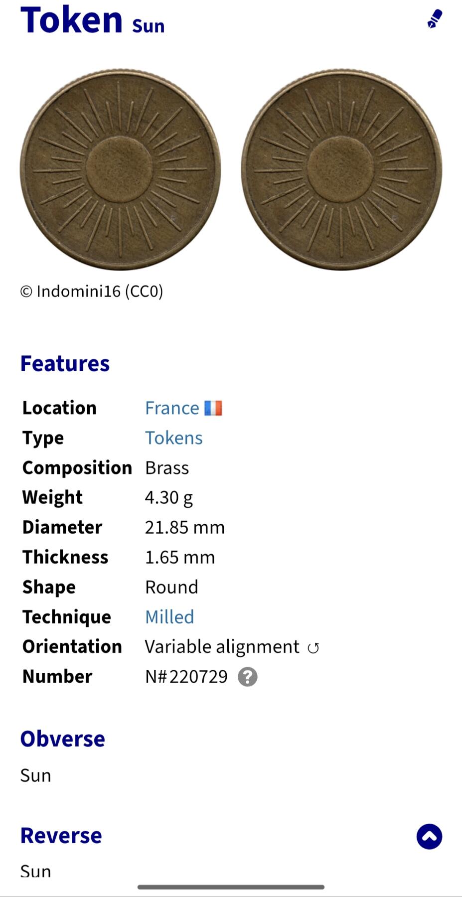 Krab外币市集Vol.12 法国太阳铜章-稀少