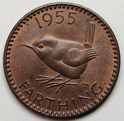 布加迪🐬～世界钱币(上海)🌾第 230 期 /  各国套币和散币 - 英国🇬🇧 1955年 法新