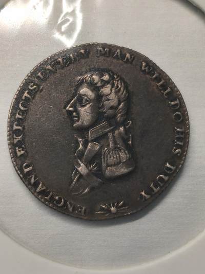 英国1805年特拉法海战纪念Token - 英国1805年特拉法海战纪念Token