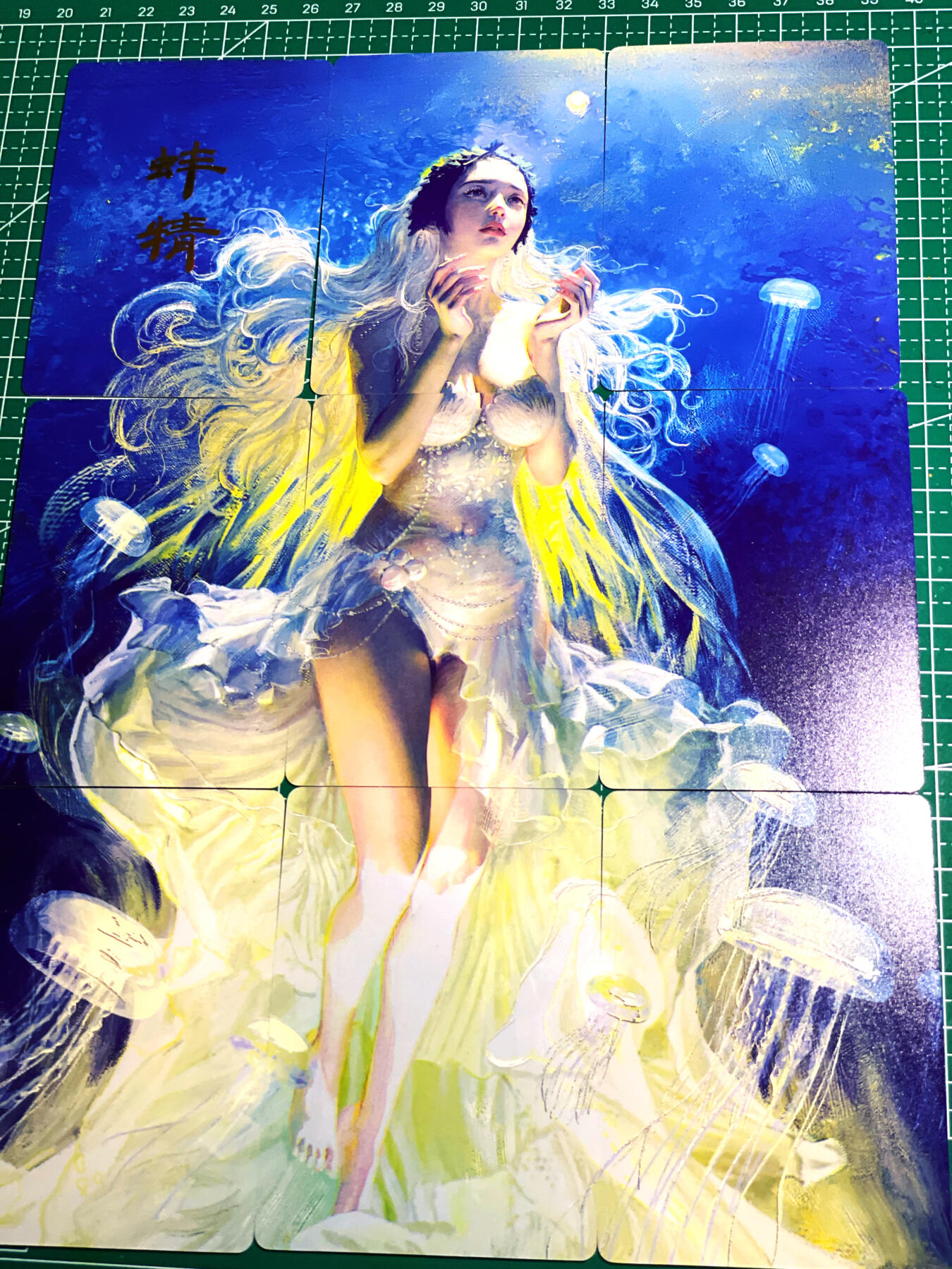 显眼宝18期 美人如玉剑如虹 燎原卡牌 焱卡文化 妖姬传 蚌精 九拼 一套 9张