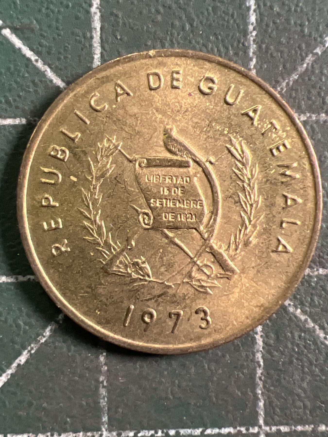 第916期  硬币专场 （无押金，捡漏，全场50包邮，偏远地区除外，接收代拍业务，本店十天发一次货） 危地马拉 一分