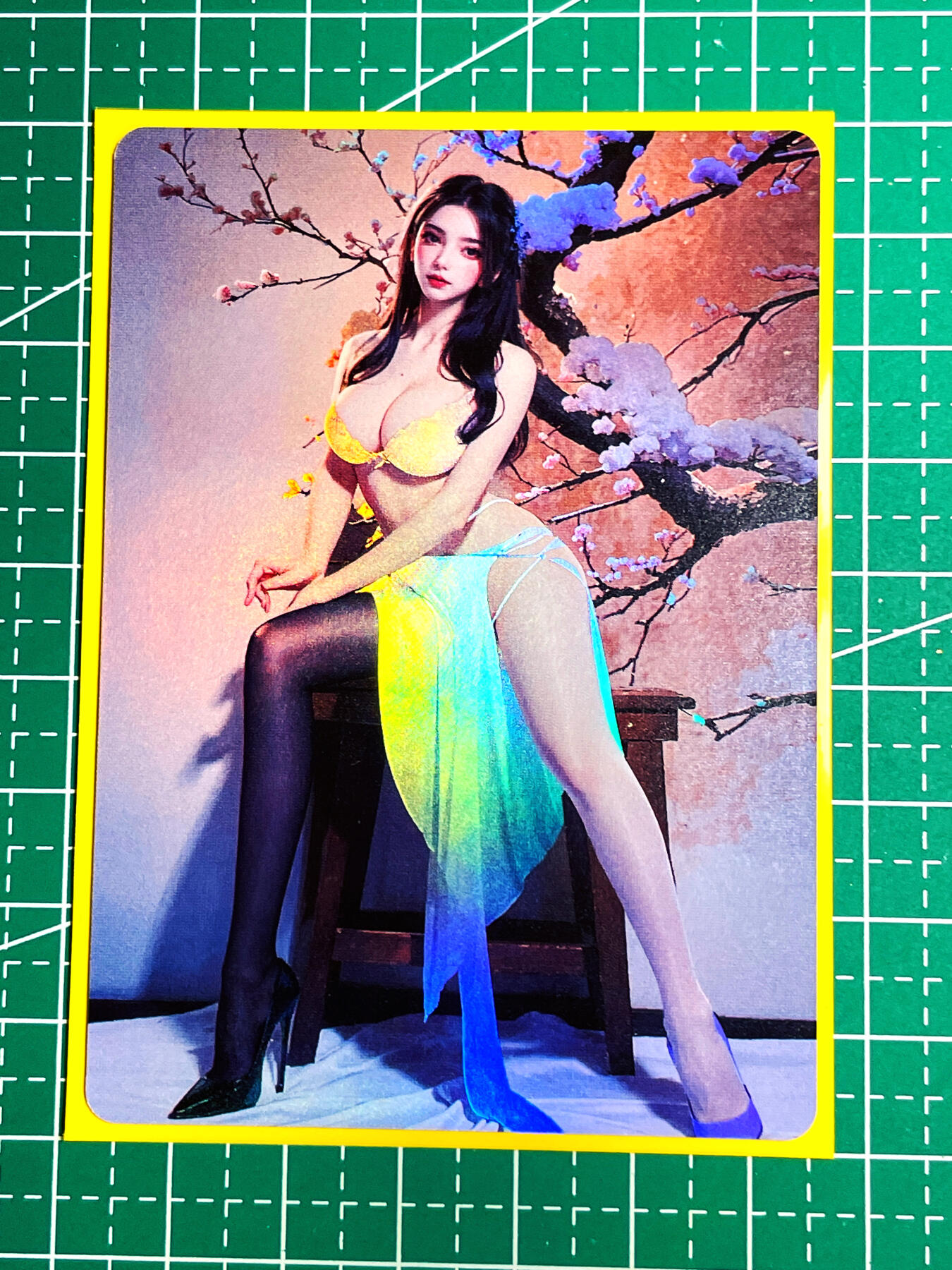 显眼宝18期 美人如玉剑如虹 动漫角色人物卡牌 我最喜欢的之一   彩闪卡   63*88