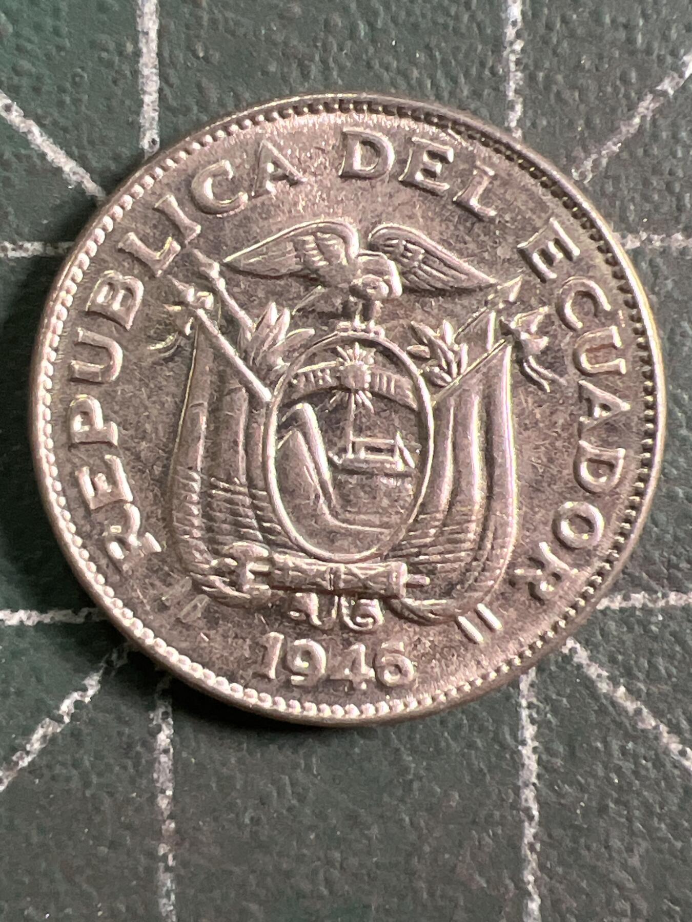 第916期  硬币专场 （无押金，捡漏，全场50包邮，偏远地区除外，接收代拍业务，本店十天发一次货） 厄瓜多尔 5分