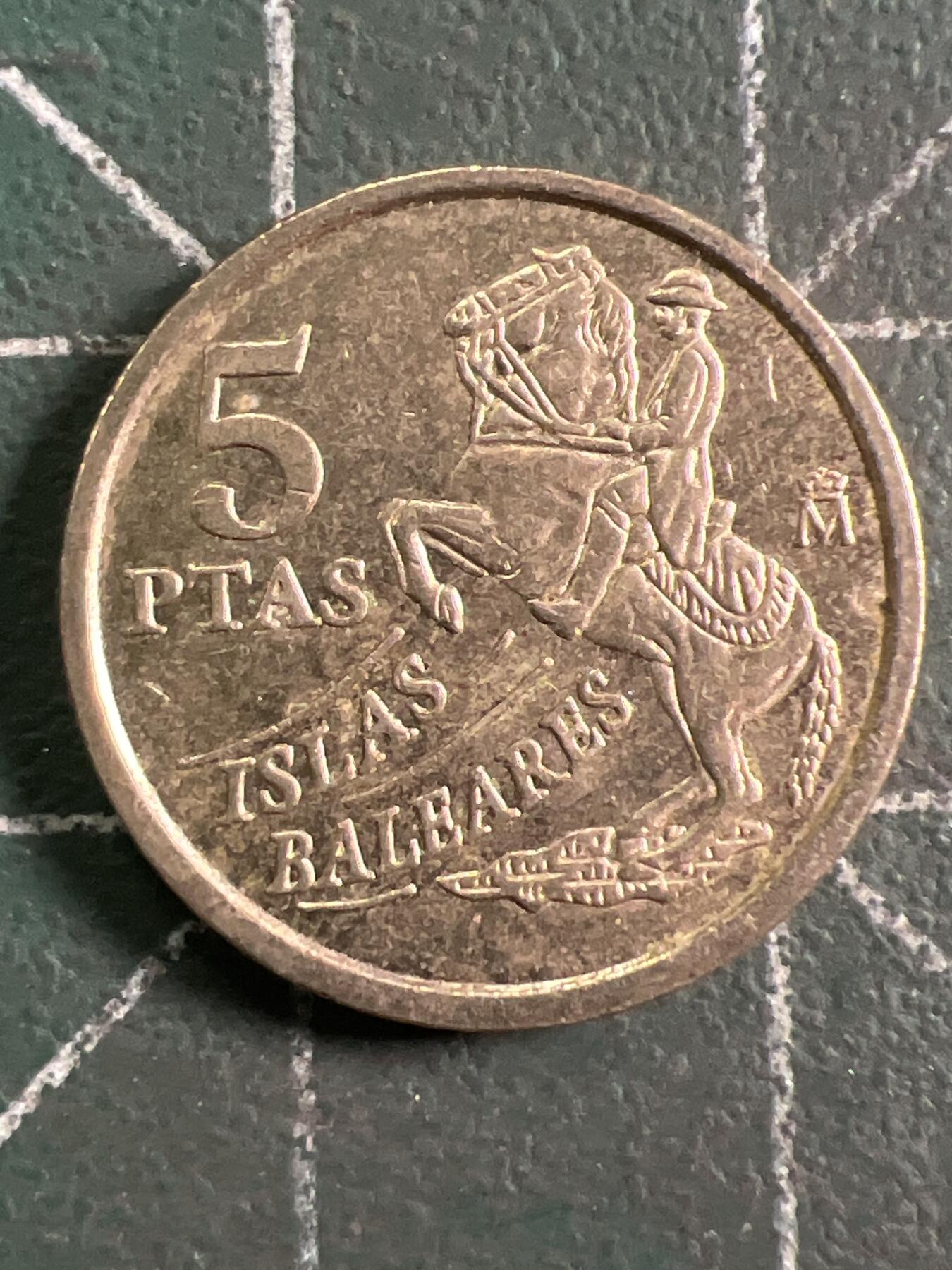 第916期  硬币专场 （无押金，捡漏，全场50包邮，偏远地区除外，接收代拍业务，本店十天发一次货） 西班牙5比塞塔纪念币