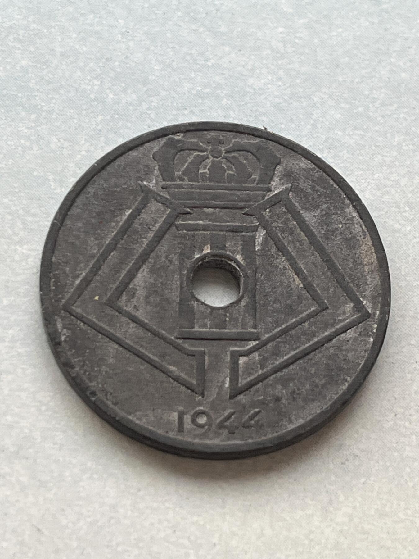 神仙姐姐-中外币专场2 1944年 德占比利时25分