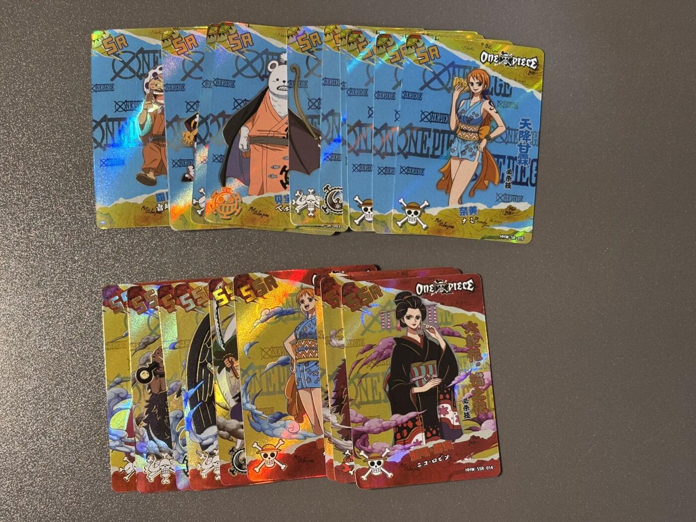 长岛的冒险 小王子精品卡牌拍卖第十一场  海王殿 海贼王ssr15张➕sr18张