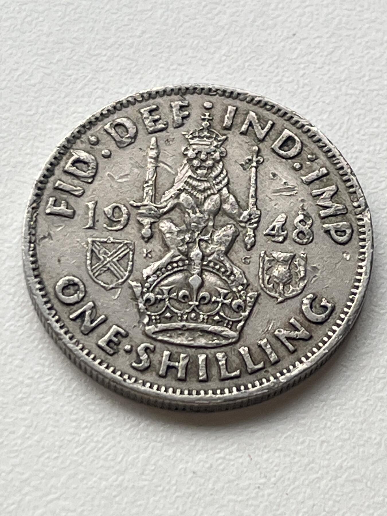 神仙姐姐-中外币专场3 1948年 英国1先令